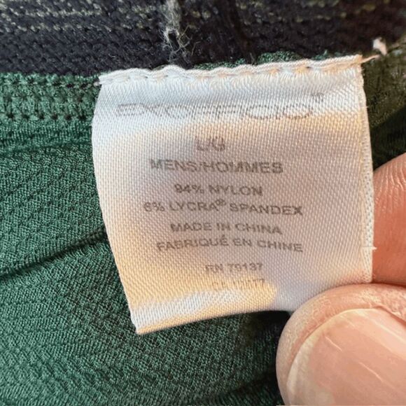 Exofficio Men's 3-Piece Stretch Moisture-Wicking Brief Set Green Black Sz Medium - Picture 4 of 6